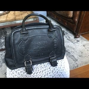 Fendi Selleria Buckle Satchel Authentic